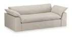 HKliving Hoes voor Bank Nomad 244cm, Stof - Ivoor
