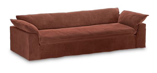 HKliving Hoes voor Bank Nomad 305cm, Velvet - Magnolia