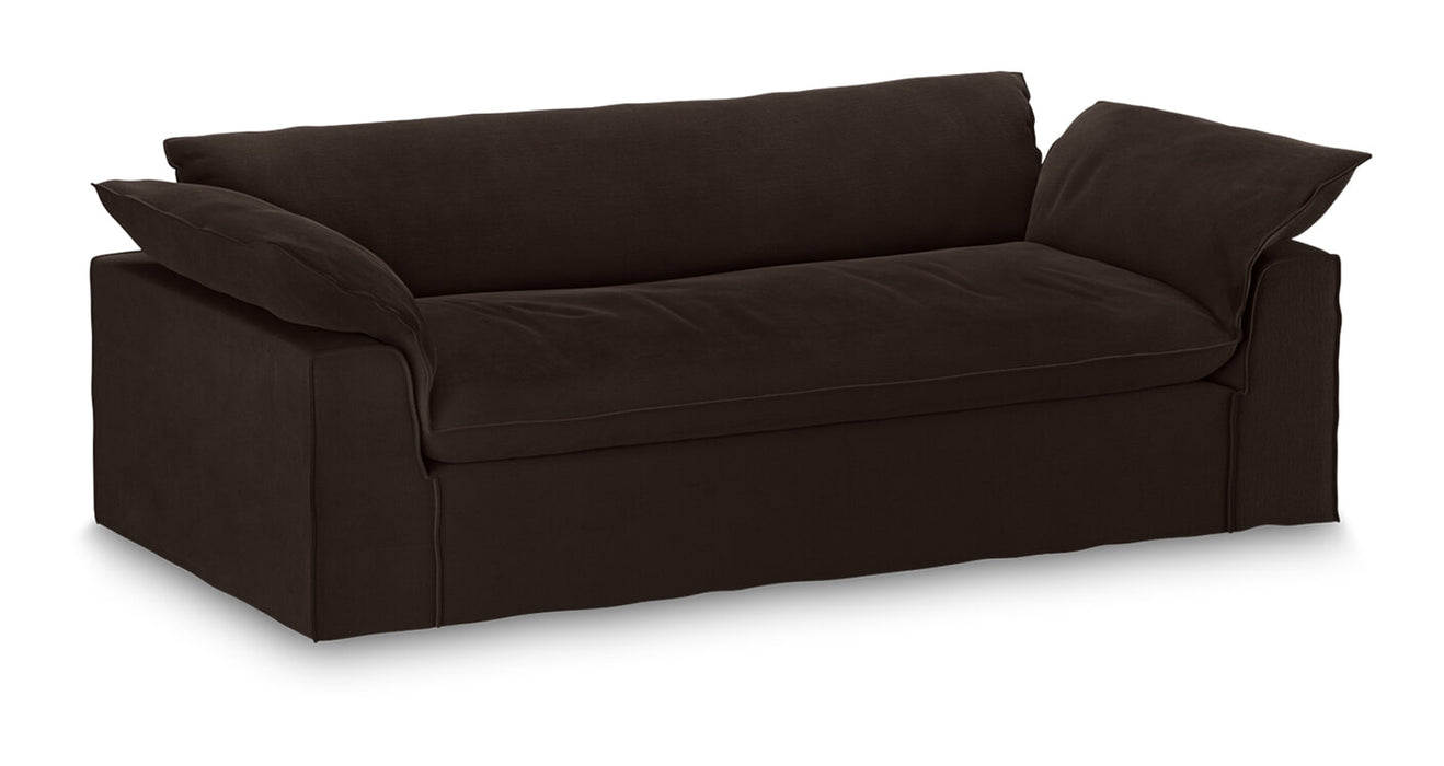 HKliving Hoes voor Bank Nomad Royal Velvet, 244cm - Espresso