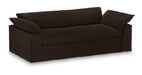 HKliving Hoes voor Bank Nomad Royal Velvet, 244cm - Espresso