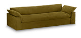 HKliving Hoes voor Bank Nomad Velvet, 305cm - Olijfgroen