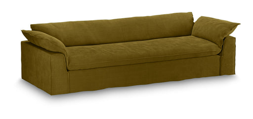 HKliving Hoes voor Bank Nomad Velvet, 305cm - Olijfgroen