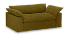 HKliving Hoes voor Bank Nomad Royal Velvet, 204cm - Olijfgroen