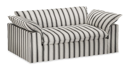 HKliving Hoes voor Bank Nomad Rocco stof, 204cm - Chalkstripe