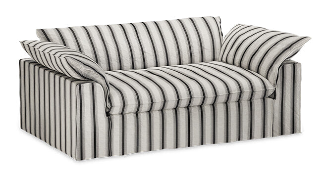 HKliving Hoes voor Bank Nomad Rocco stof, 204cm - Chalkstripe