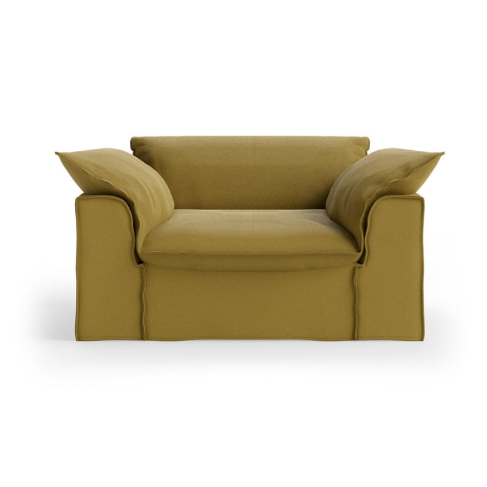 HKliving Loveseat Nomad Linnen - Burnt Ochre