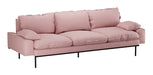 HKliving 4-zits Bank Retro 245cm, Geweven stof - Blossom