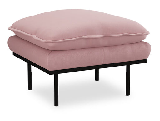 HKliving Hocker Retro Wise stof - Roze