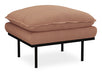 HKliving Hocker Retro Linnen - Dusty Rose