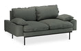 HKliving 2-zits Bank Retro 175cm, Wander stof - Legergroen