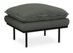 HKliving Hocker Retro Wander stof - Army Green