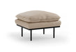 HKliving Hocker Retro Stof, 72 x 65cm - Beige