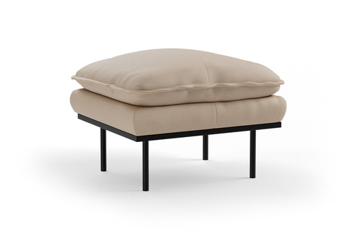 HKliving Hocker Retro Stof, 72 x 65cm - Beige
