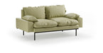 HKliving 2-zits Bank Retro 175cm, Deco stof - Sage