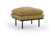 HKliving Hocker Retro Cocoon stof, 72 x 65cm - Beige