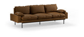 HKliving 4-zits Bank Retro 245cm, Stof - Cassave