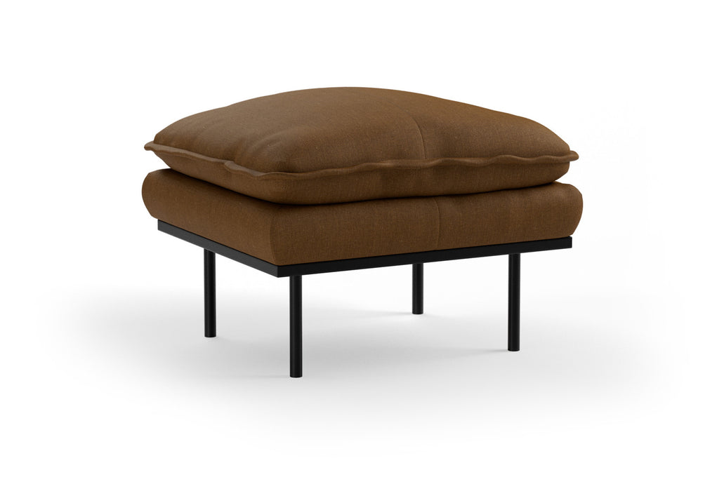 HKliving Hocker Retro Stof, 72 x 65cm - Cassave