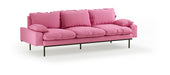 HKliving 4-zits Bank Retro 245cm, Katoen - Candy
