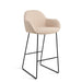 Jesper Home Barkruk Kushi Slide Black (zithoogte 77cm)