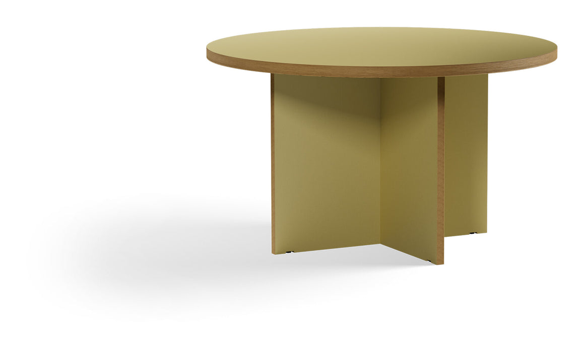 HKliving Ronde Eettafel Dining Ø129cm - Olijfgroen