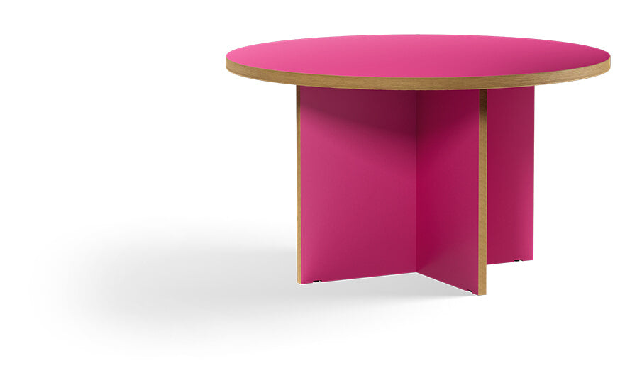 HKliving Ronde Eettafel Dining Ø130cm - Raspberry