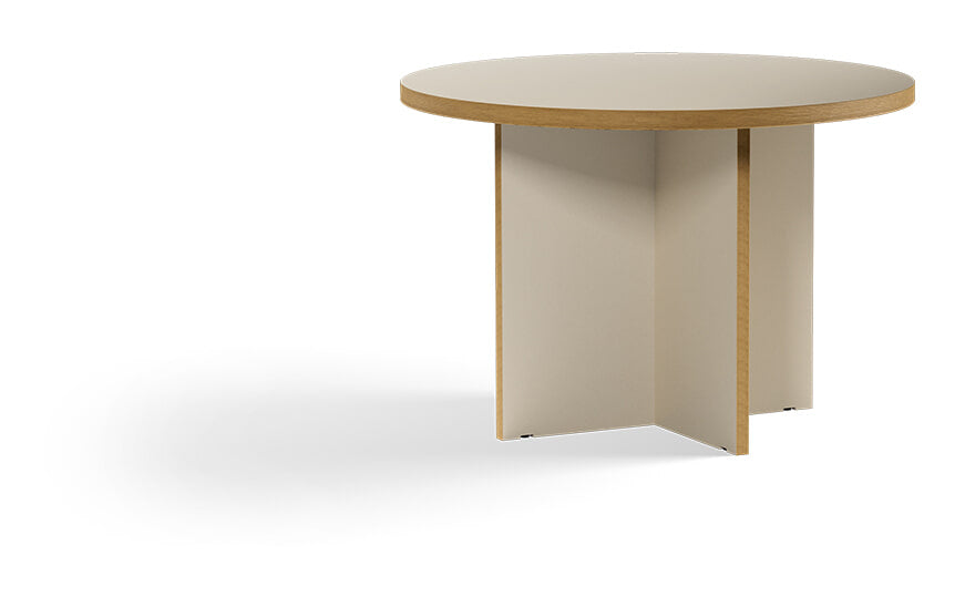 HKliving Ronde Eettafel Dining Ø110cm - Crème