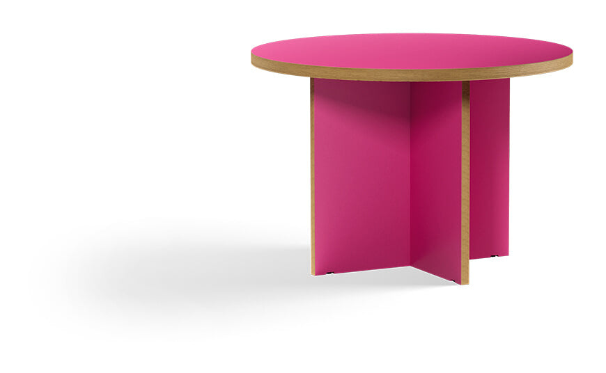 HKliving Ronde Eettafel Dining Ø110cm - Raspberry