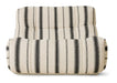 HKliving Loungestoel Lazy Olefin stof - Chalkstripe
