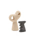 Kave Home Ornament Arif Set van 2 stuks - Grijs