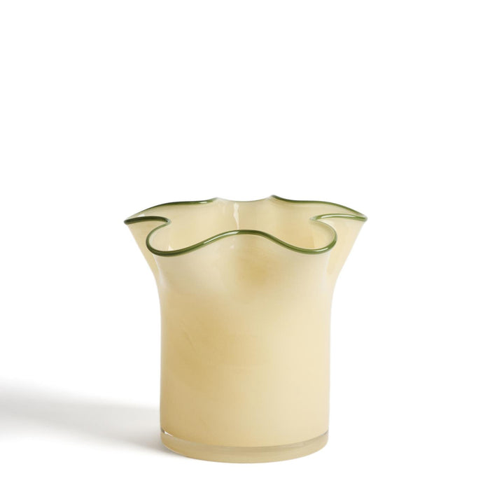 Kave Home Vaas Endasi 20cm - Geel
