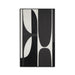 Kave Home Schilderij Onure 200 x 120cm - Zwart - ThatLyfeStyle
