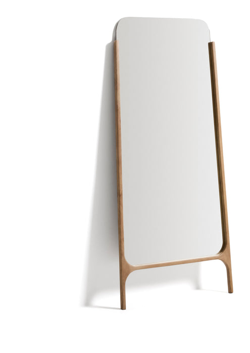 Kave Home Spiegel Aremi Mangohout, 197 x 99cm - Naturel