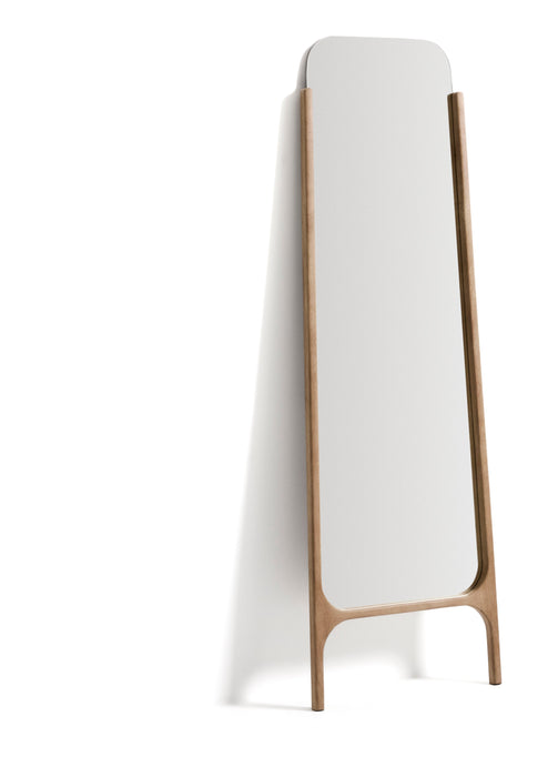 Kave Home Spiegel Aremi Mangohout, 198 x 59cm - Naturel
