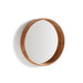 Kave Home Ronde Spiegel Berale Acaciahout, 50cm - Bruin
