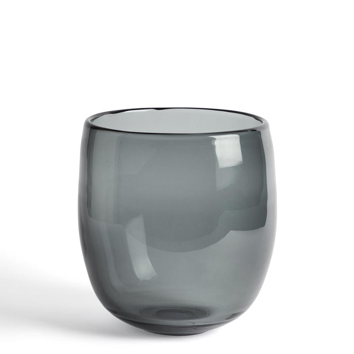 Kave Home Vaas Sirau Glas, 25cm - Grijs