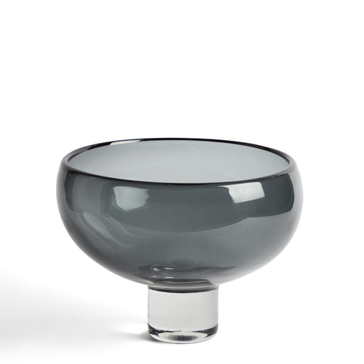 Kave Home Schaal Sirau Glas, Ø30cm - Grijs