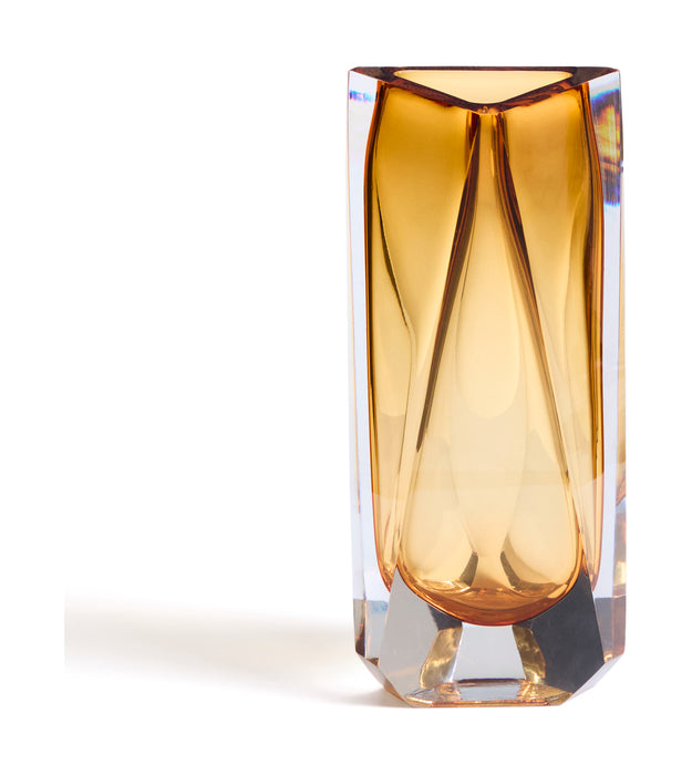Kave Home Vaas Uconi Glas, 31cm - Amber