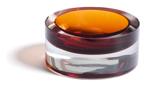 Kave Home Tafelstuk Uconi Glas, Ø15cm - Amber - Rond