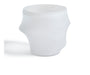 Kave Home Vaas Neluo Glas, 32cm - Wit