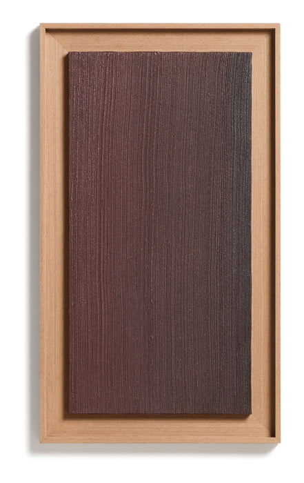 Kave Home Schilderij Breon Handgeschilderd, 70 x 40cm - Bordeauxrood