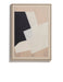 Kave Home Schilderij Varo Papier & Linnen, 50 x 70cm - BEIGE