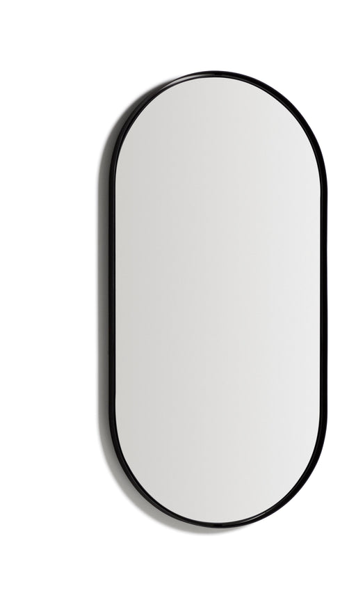 Kave Home Ovale Spiegel Noral 120 x 60cm - Zwart - Ovaal