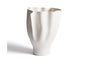 Kave Home Vaas Nilea Keramiek 34 cm - Ecru - Organisch