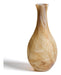 Kave Home Vaas Nerola Glas, 46cm - Bruin