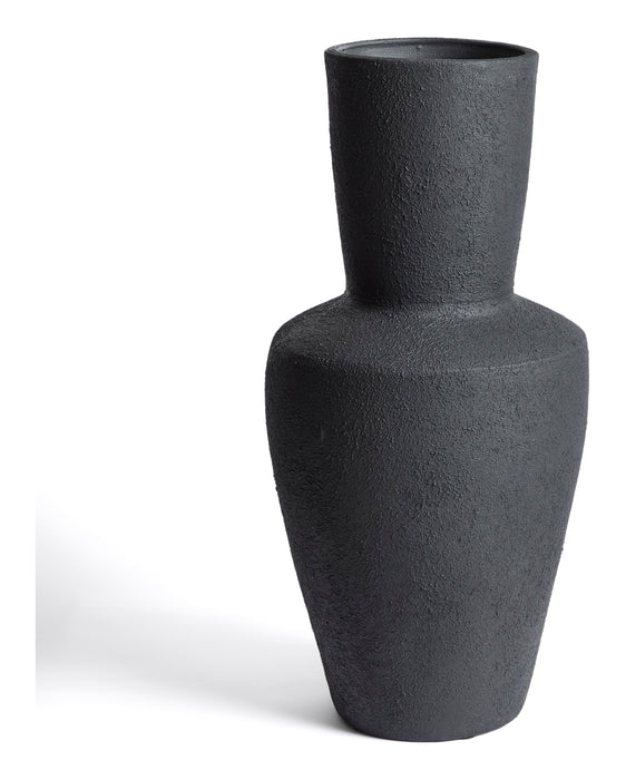 Kave Home Vaas Nerun Terracotta, 72cm - Zwart