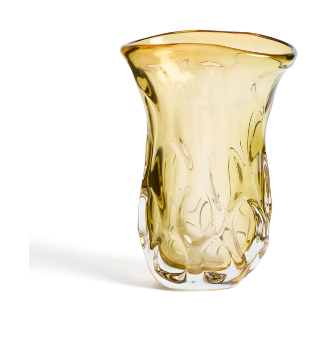 Kave Home Vaas Sidula Glas, 37cm - Amber