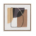 Kave Home Schilderij Zay 40 x 40cm - Bruin