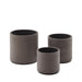 Kave Home Plantenpot Sintina Set van 3 stuks - Grijs - ThatLyfeStyle