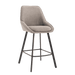 Tower Living Barkruk Borgo Geweven stof - Beige/Grijs