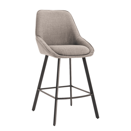 Tower Living Barkruk Borgo Geweven stof - Beige/Grijs - ThatLyfeStyle